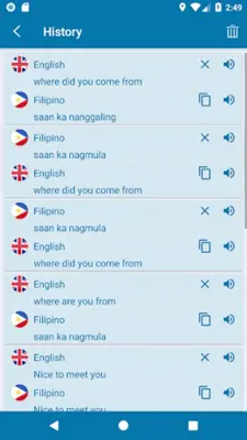 EN-TL Translator android App screenshot 0