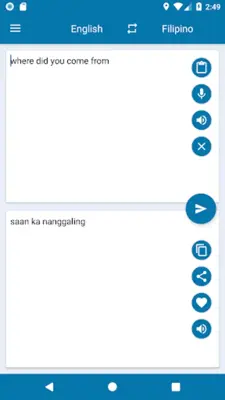 EN-TL Translator android App screenshot 3